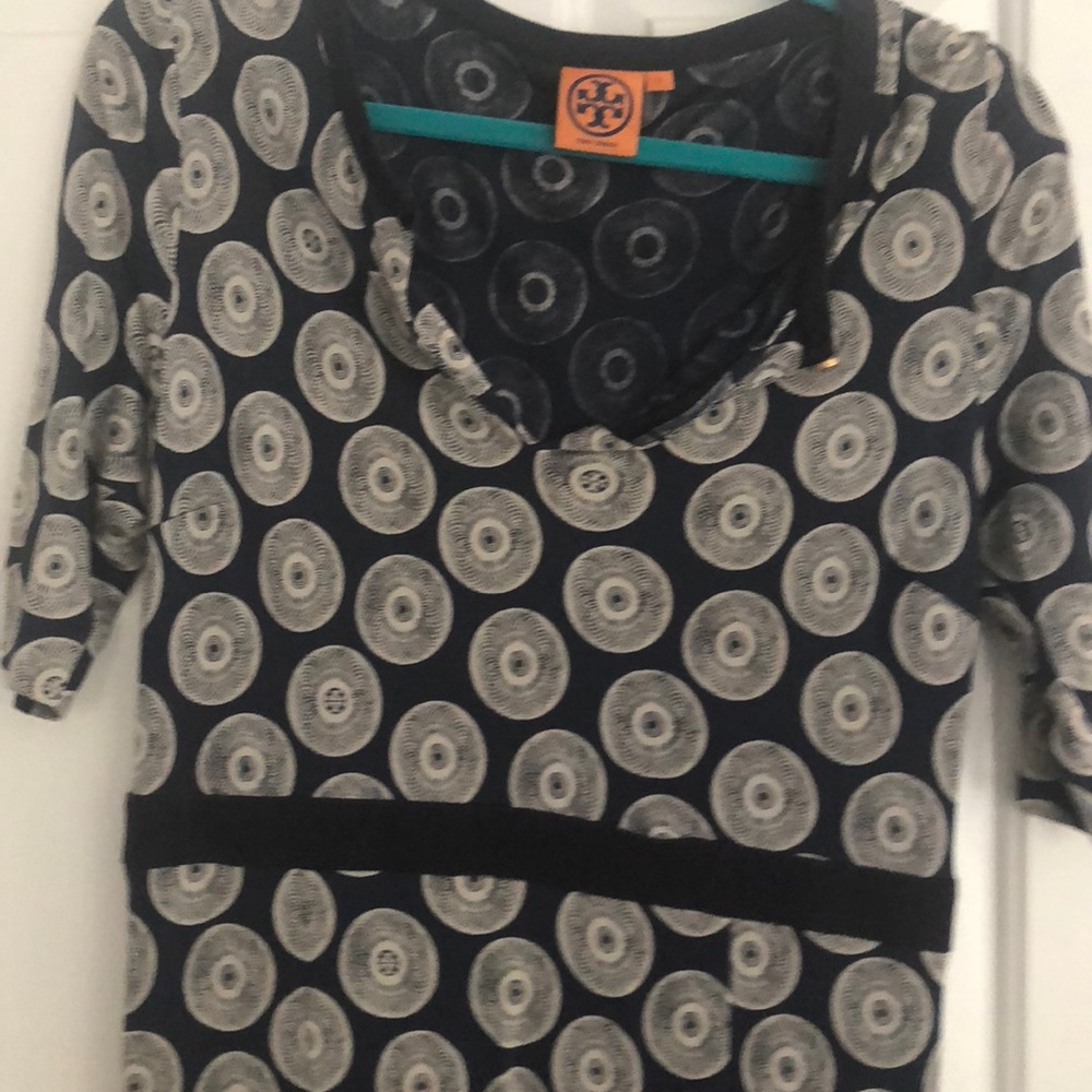 Tory Burch navy/white dress